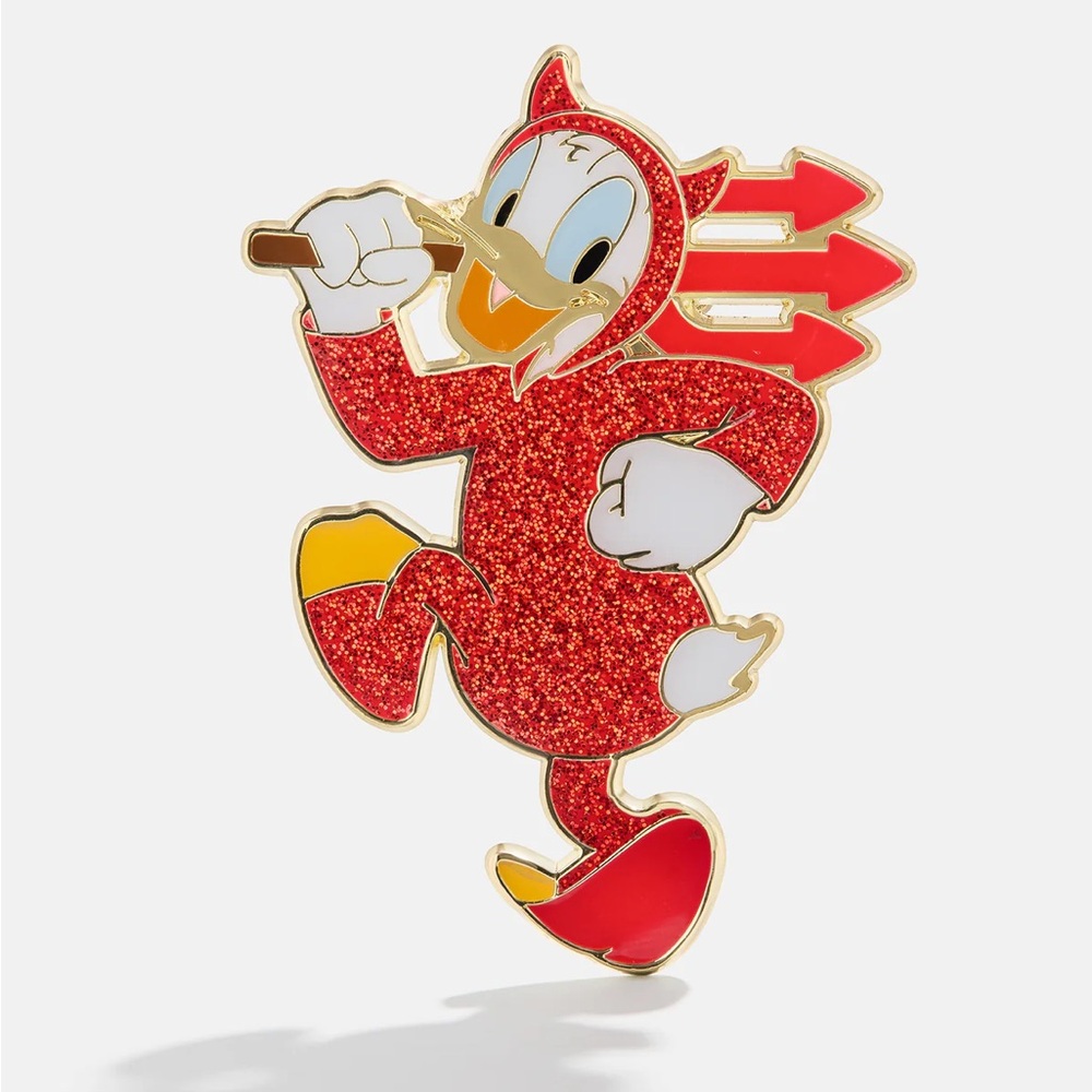 BaubleBar Donald Duck Disney Devil Costume Pin - Picture 1 of 2